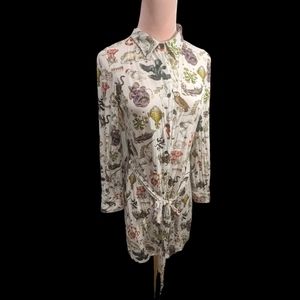 Freak of nature shirt dress white